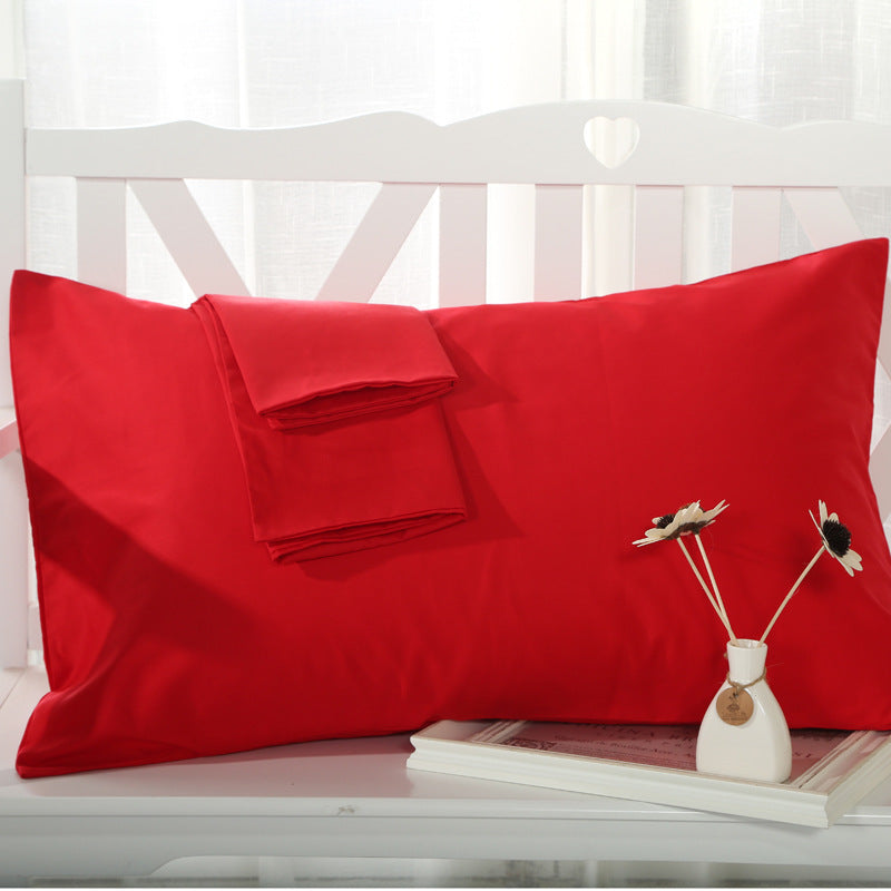 Cotton solid color pillowcase