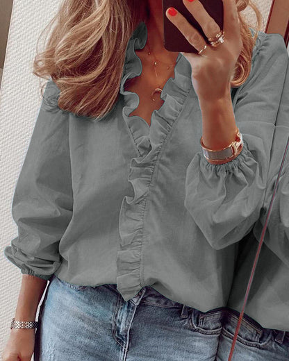 Elaris Ruffle Blouse