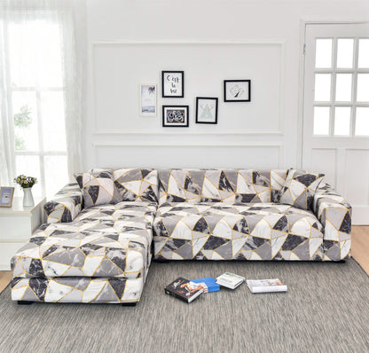 Milk Silk Printing Stretch Sofa Cover