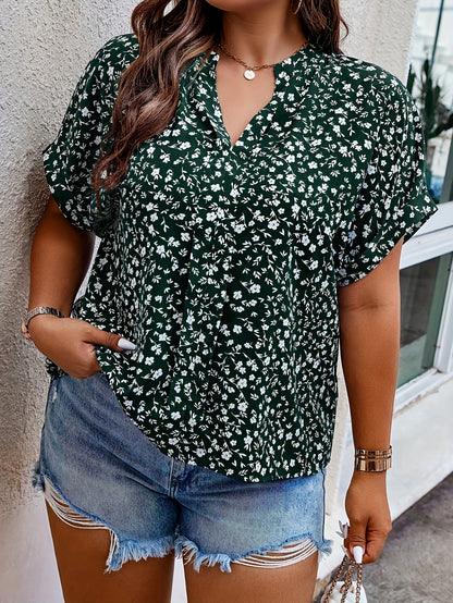 The BreezeCharm Batwing Blouse