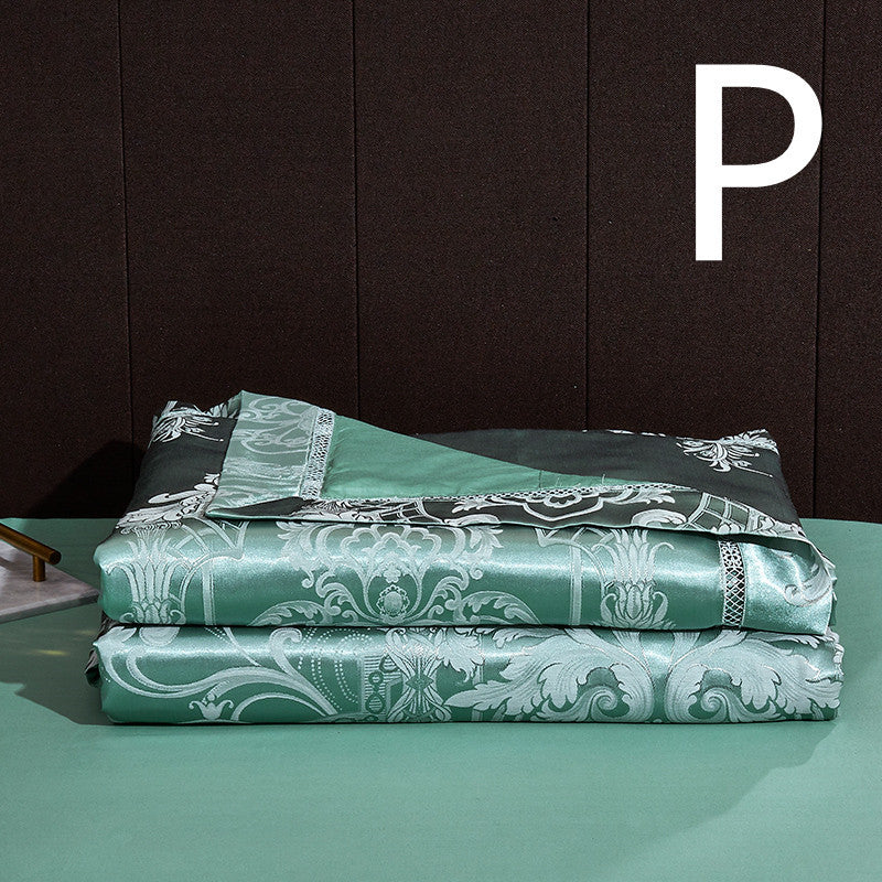 Silk Quilt And Ice Silk Air-Conditioning Quilt Four-Piece Cotton
