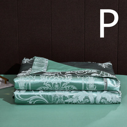 Silk Quilt And Ice Silk Air-Conditioning Quilt Four-Piece Cotton