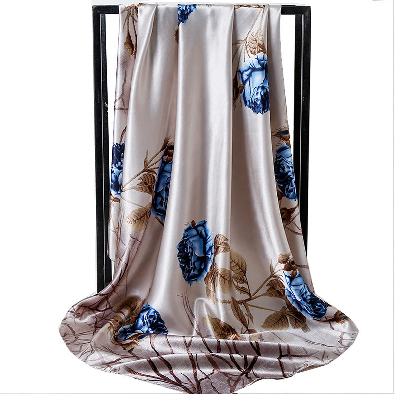 Spring And Autumn All-match Chiffon Silk Sunscreen Shawl