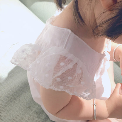 Girls' Silk Pajamas Set Children's Home Wear