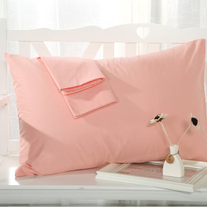 Cotton solid color pillowcase