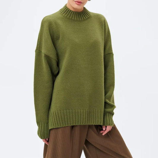 ThreadNest Half Turtleneck Sweater