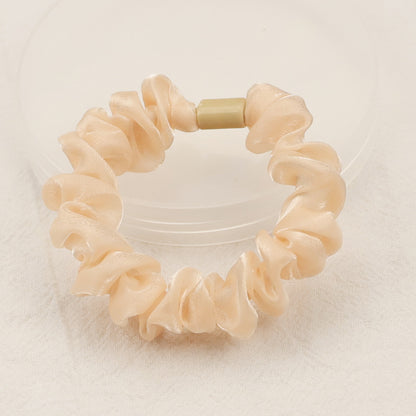 Puff Silk Pearlescent Hair Rope Refreshing Girl