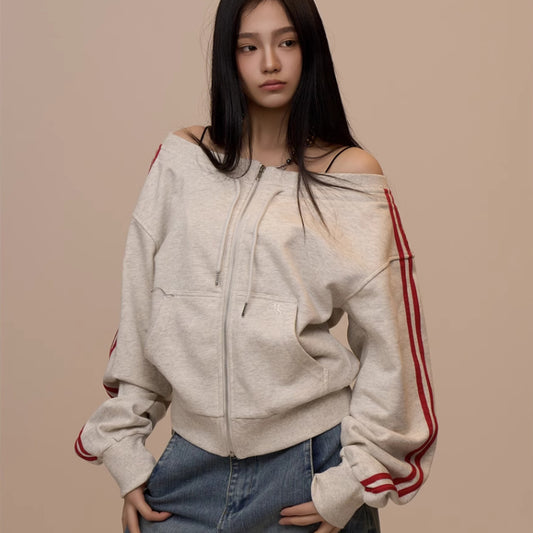 FlexGlam Off-Shoulder Sweater