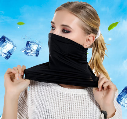 Ice silk sunscreen mask