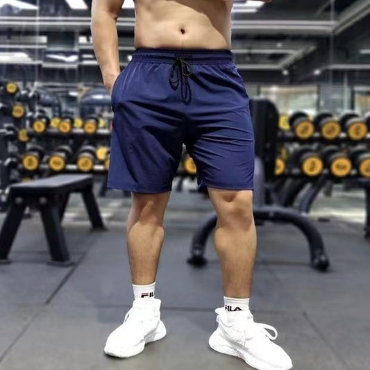Summer New Ice Silk Quick-drying Running Workout Cropped Pants