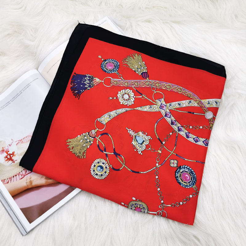 The New Scarf Professional Small Scarf Headband Silk