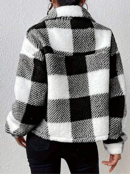 CozyMira Reversible Plush Cardigan