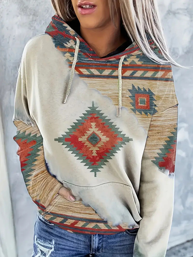 TribalEase Ethnic Hoodie