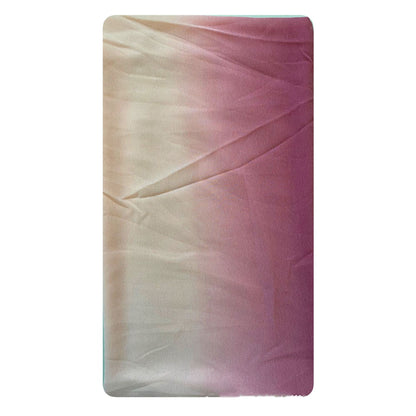 Pearl Chiffon Hand-Painted Gradient Silk Scarf
