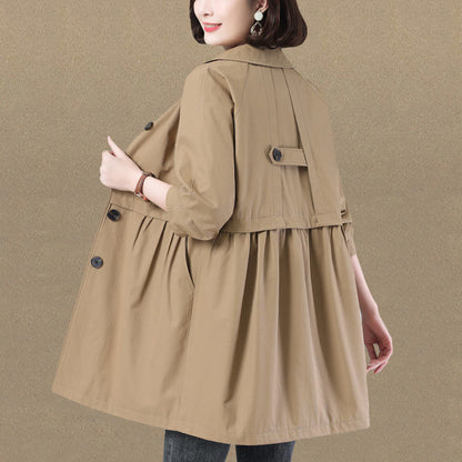 SvelteLine Waist Trench Coat