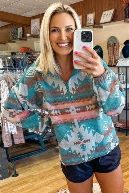 EmeraldTribe Quarter-Zip Sweatshirt