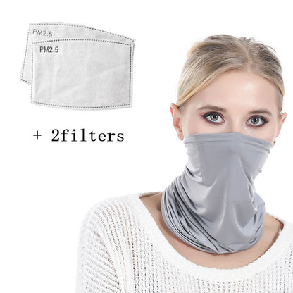 Cycling ice silk magic turban mask