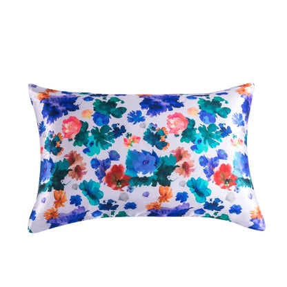 Home Textile Washed Satin Silk-like Printed Pillowcase