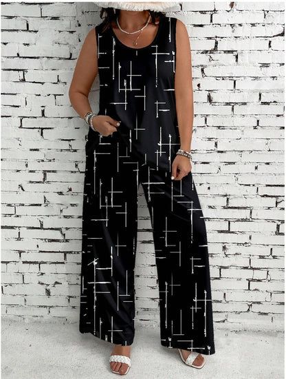 ova Vogue Wide-Leg Suit