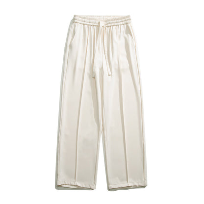 Thin Ice Silk Elastic Waist Casual Pants Men