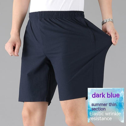 Men's Athletic Shorts Ice Silk Leisure