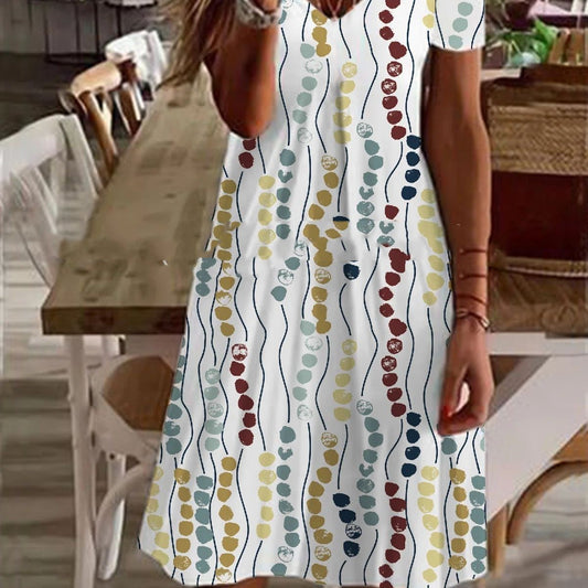 Milk Silk Strap Type V-neck Dress