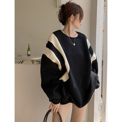 SeoulChic Contrast Stitch Sweater