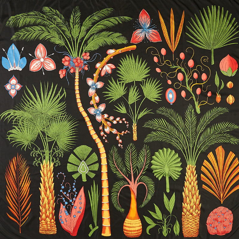 Imitation silk twill silk scarf