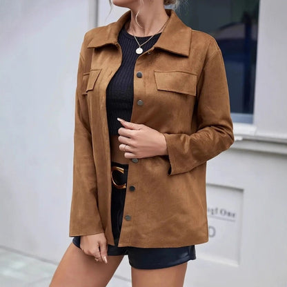 LuxeForm Leather Cardigan