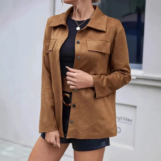 LuxeForm Leather Cardigan