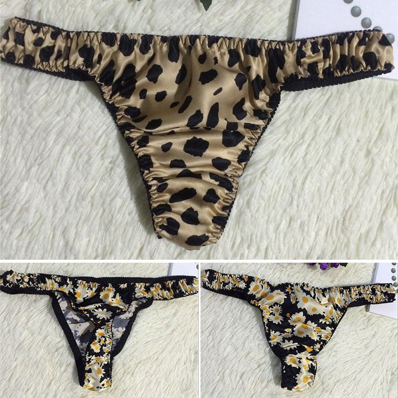 Silk Thong Thin Silk Panties Comfortable