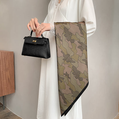 New 90cm Twill Silk Large Square Women's Shawl