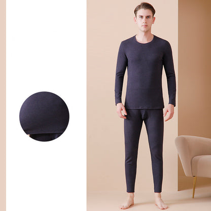 Wool Silk Velvet Thermal Underwear Set