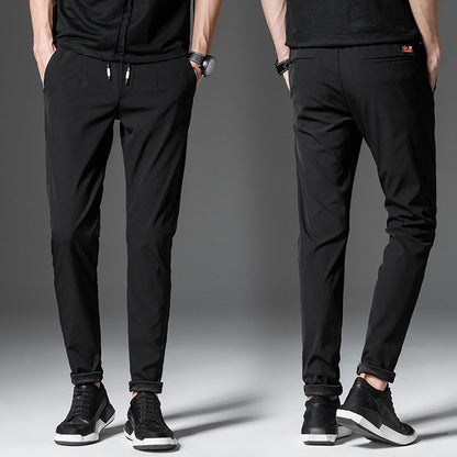 Ice silk thin men's casual pants