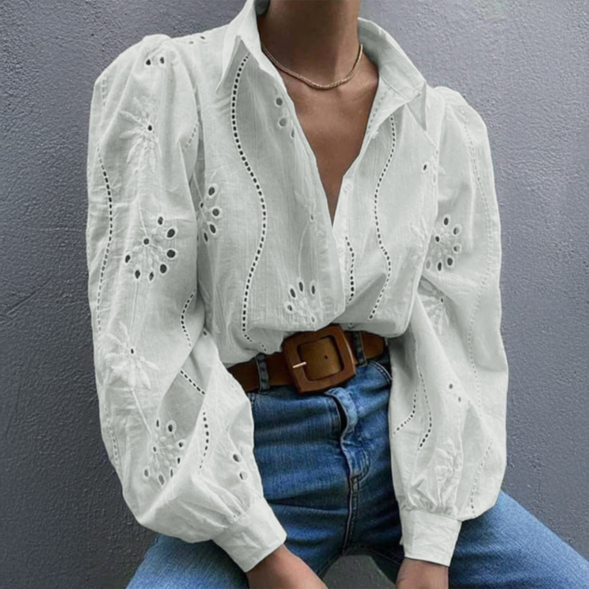 Aeris Whisper Puff Sleeve Cardigan