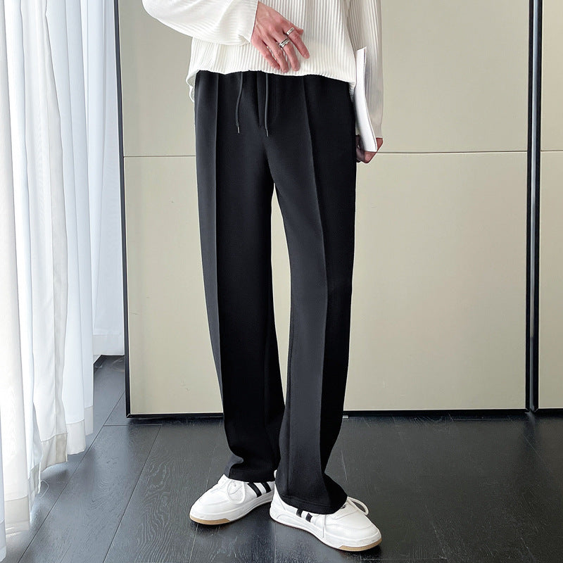 Ice Silk Draping Sports Trousers