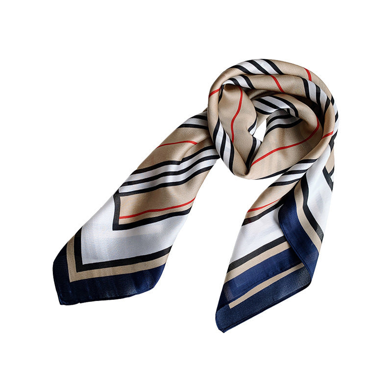 New 70x70cm Women Multifunction Polyester Silk Scarf