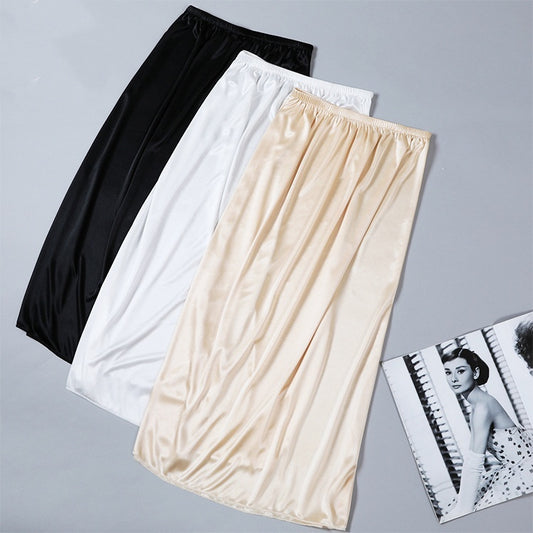 75cm Thin Silk Inner Wear Bottoming Skirt