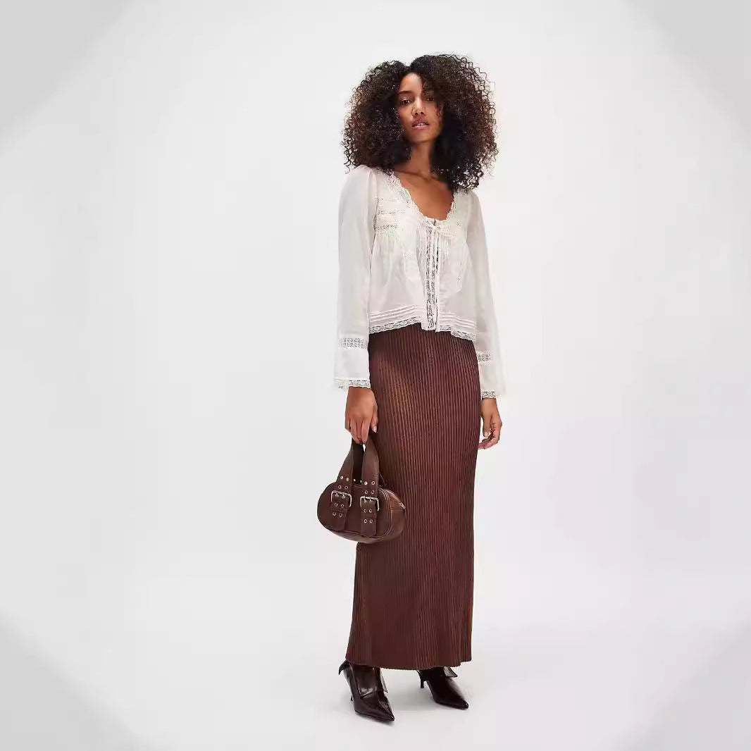 Celestine Lace Collar Blouse