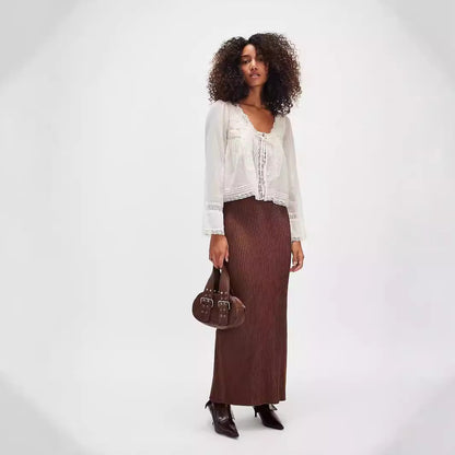 Celestine Lace Collar Blouse