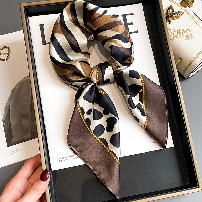 Silk Square Scar Decorative Collar Neck Guard