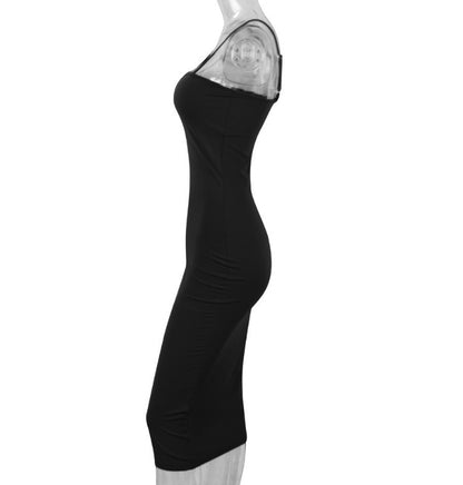 Nightclub milk silk plus velvet bandage dress sexy strap dress
