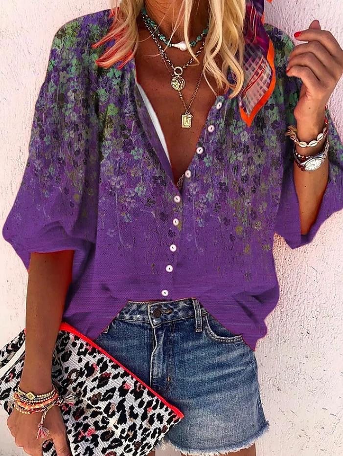 Solvéra Vintage Bloom Shirt