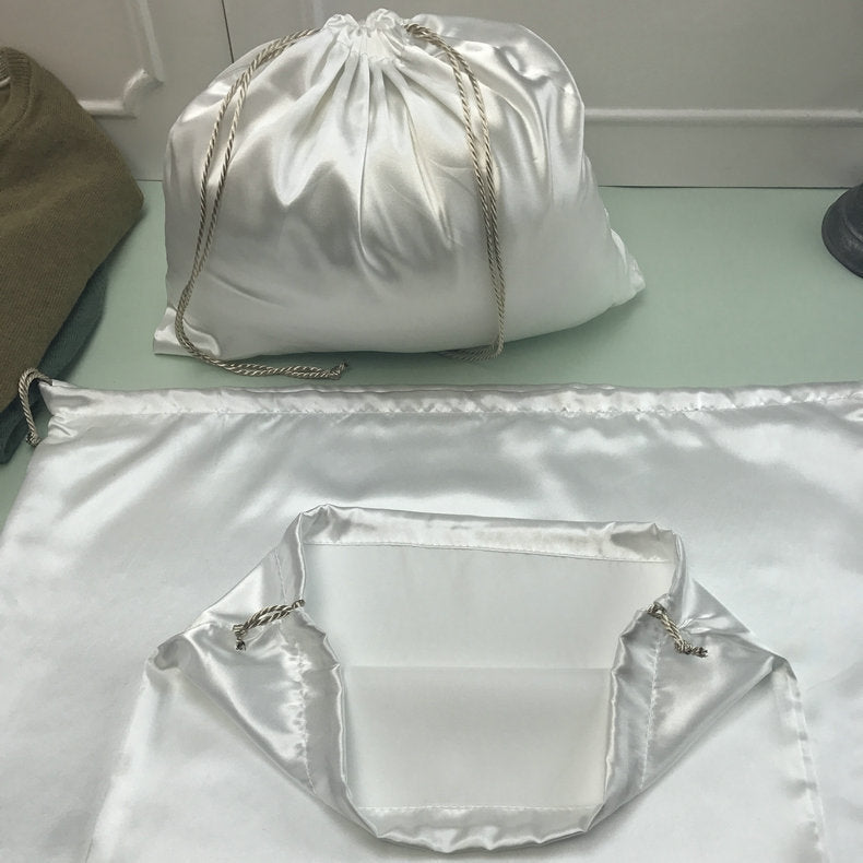 Satin Material Silk Anti-dust Drawstring Bag