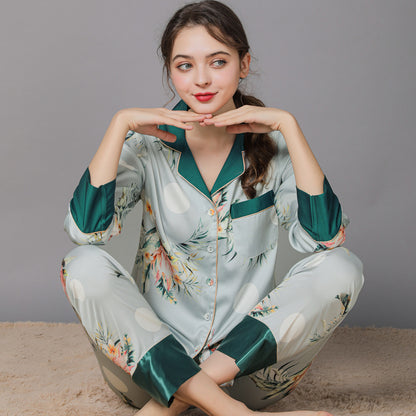 Women's silk pajamas