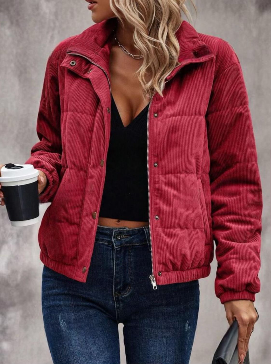 CottoChic Turtleneck Jacket