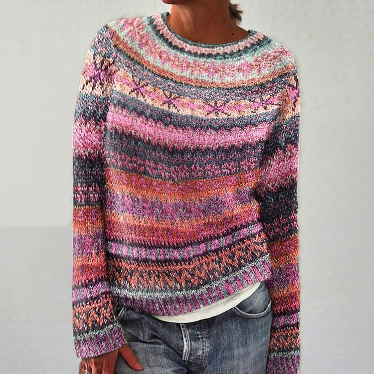 PrintEase Casual Knit