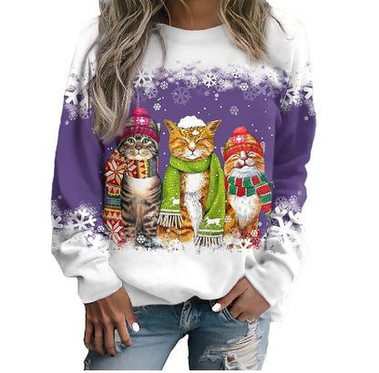 FestiveFeline™ Holiday Charm Sweatshirt