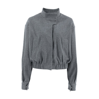 Griselle Wool Stand Collar Coat