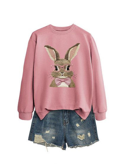 CinnaHop Bow Bunny Sweatshirt